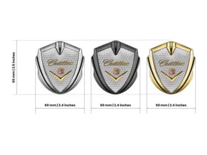 Cadillac Emblem Fender Abzeichen High-End Look Drift Stil